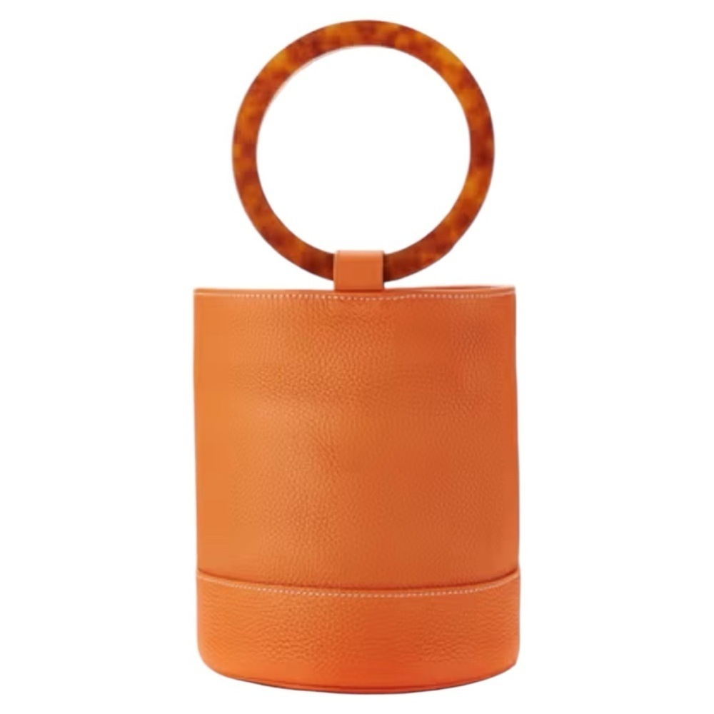Simon Miller | Bonsai 20 Leather Bucket Bag - Sponge Orange